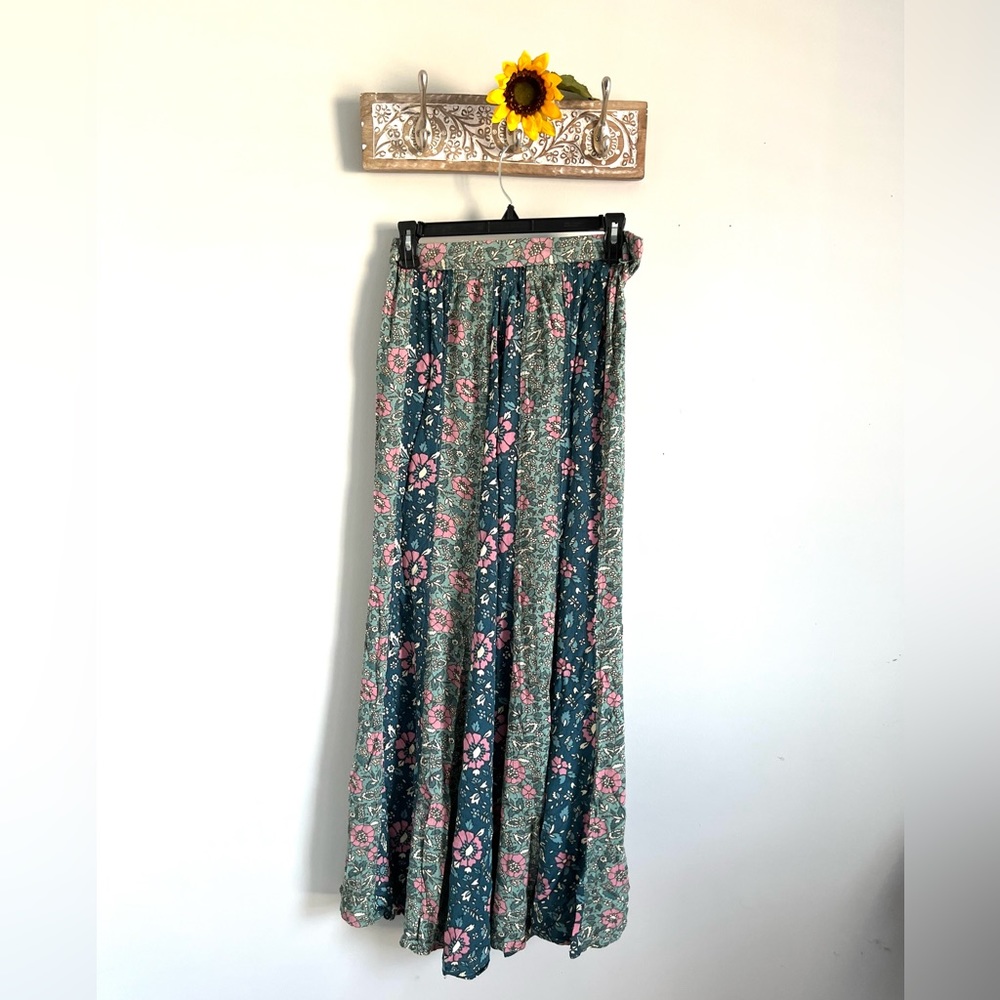 FREE PEOPLE Women’s Bali Sultry Bohemian Flare Pants-Sage Color-Size Small NWT - Picture 3 of 16